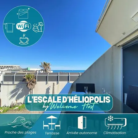 דירה L'escale D'heliopolis, Climatise, Coeur Du Village אגדה